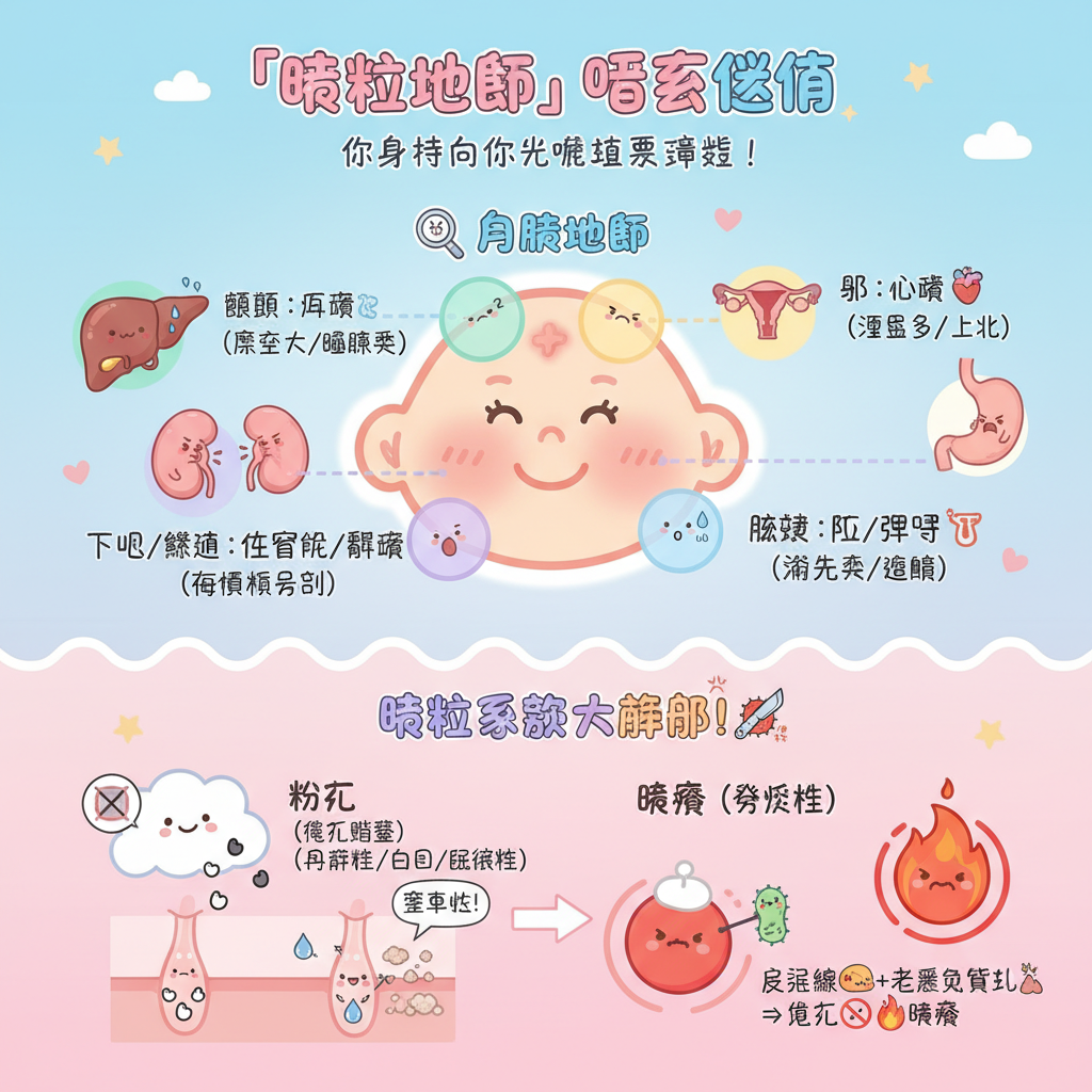 暗粒暗瘡暗瘡疤皮膚科醫生油脂粒皮脂腺暗瘡印囊腫型暗瘡皮脂分泌膠原蛋白暗瘡成因暗瘡治療激光療程敏感肌果酸控油去角質內分泌失調身體警號水楊酸