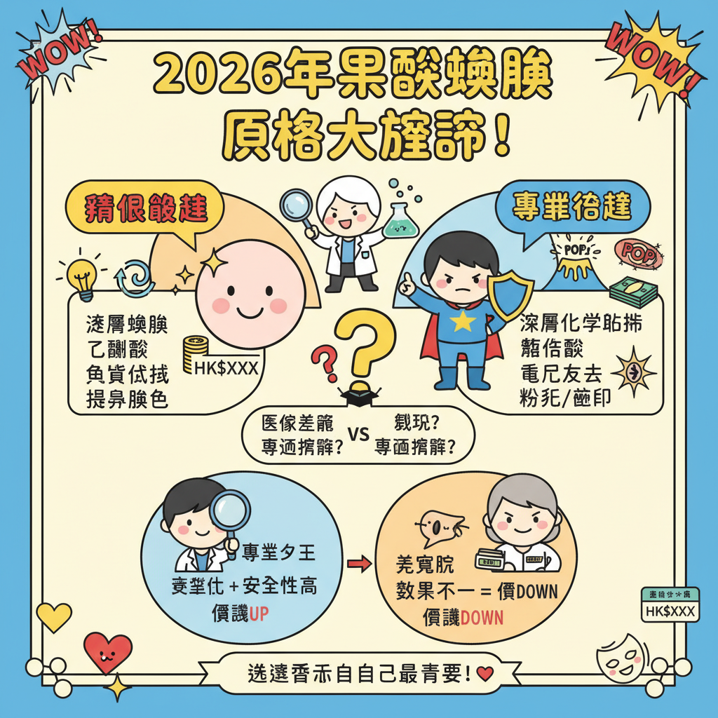 酸类焕肤果酸换肤痘印医学美容果酸焕肤护肤疗程美容疗程细胞修复皮肤护理毛孔防晒护理化学换肤改善肤质淡化色斑术后护理水杨酸皮肤修复浓度选择控油消炎毛孔粗大