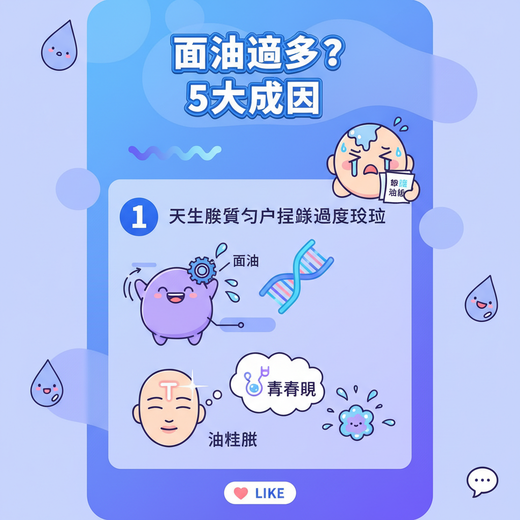 膠原蛋白粉刺荷爾蒙暗瘡面油暗瘡印毛孔飲食習慣去角質水油平衡膚質改善油脂分泌旺盛皮脂腺過度活躍油性皮膚護理皮膚健康飲食習慣毛孔堵塞水油平衡醫學美容修復肌膚屏障