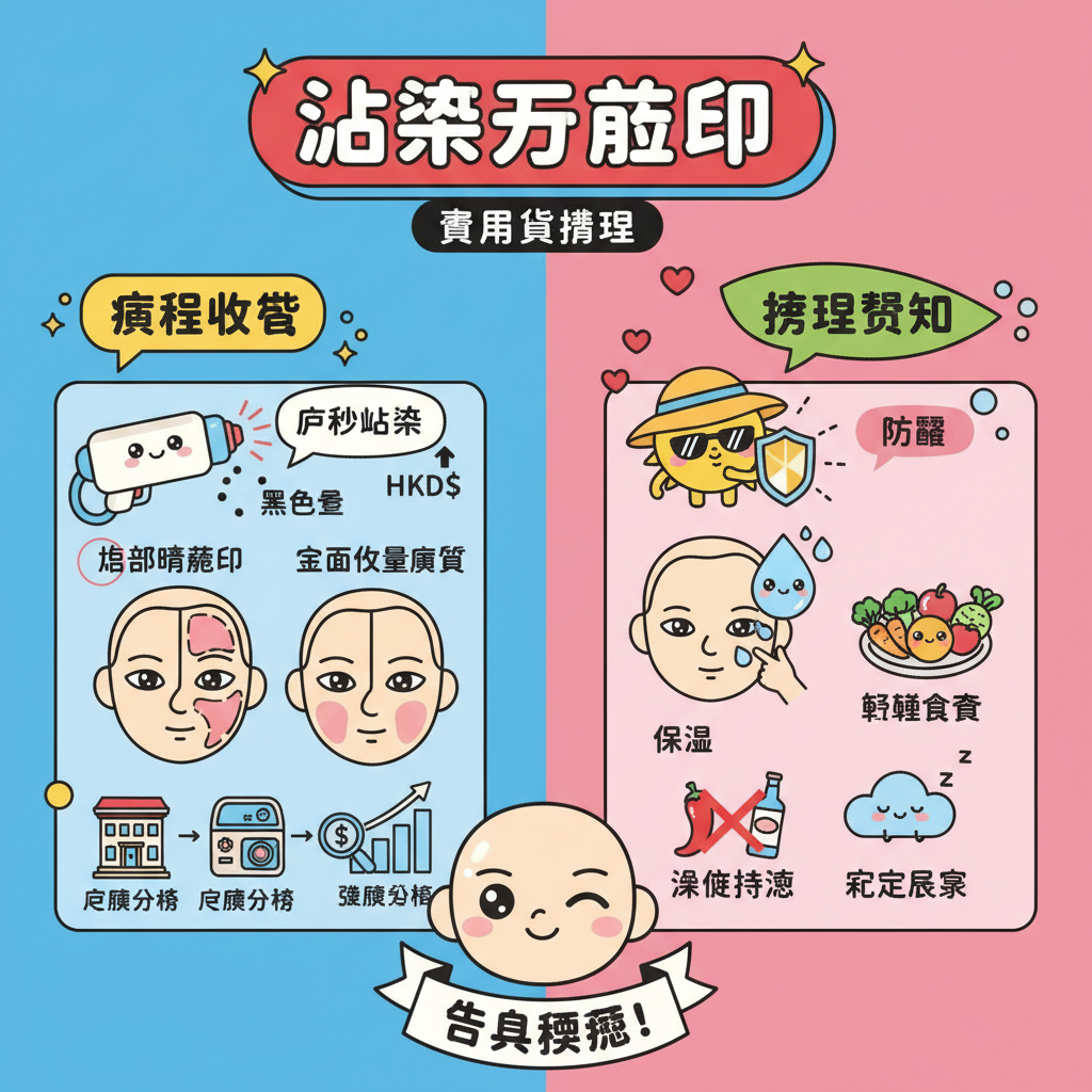 激光去斑美容療程暗瘡印皮膚問題激光技術美容中心非入侵性治療黑色素色素沉澱激光療程刺激膠原增生改善膚質淡化痘印無恢復期美白提亮無創點陣技術皮膚修復去斑原理擊碎黑色素