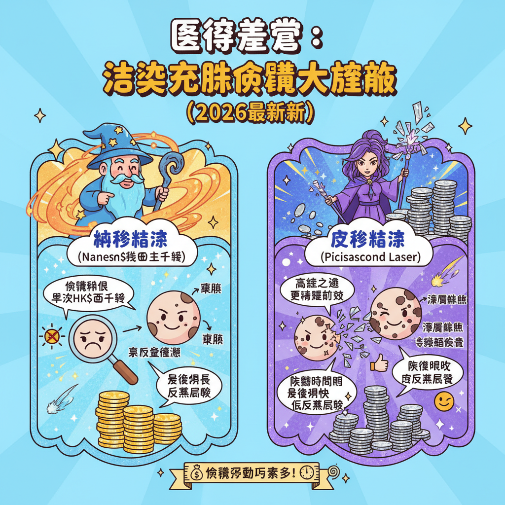 膚質改善醫生皮秒激光色斑色素沉澱美容中心術後護理納秒激光皮膚分析波長術前評估收細毛孔體驗價脈衝時間激光去斑蜂巢透鏡荷爾蒙斑蜂巢皮秒光震碎效應術後護理