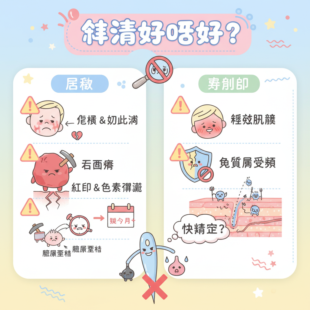 角質層凹凸洞毛孔皮膚科醫生膠原蛋白油脂分泌皮膚護理針清油性肌膚黑頭收毛孔殺菌消炎風險評估防曬護理後續保養專業診斷去除黑頭粉刺居家護理抑制油脂疤痕修復